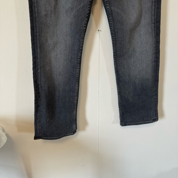 Mother Denim The Tomcat Ankle Jeans Gray Black Denim Straight Leg Womens 29 - Picture 5 of 14